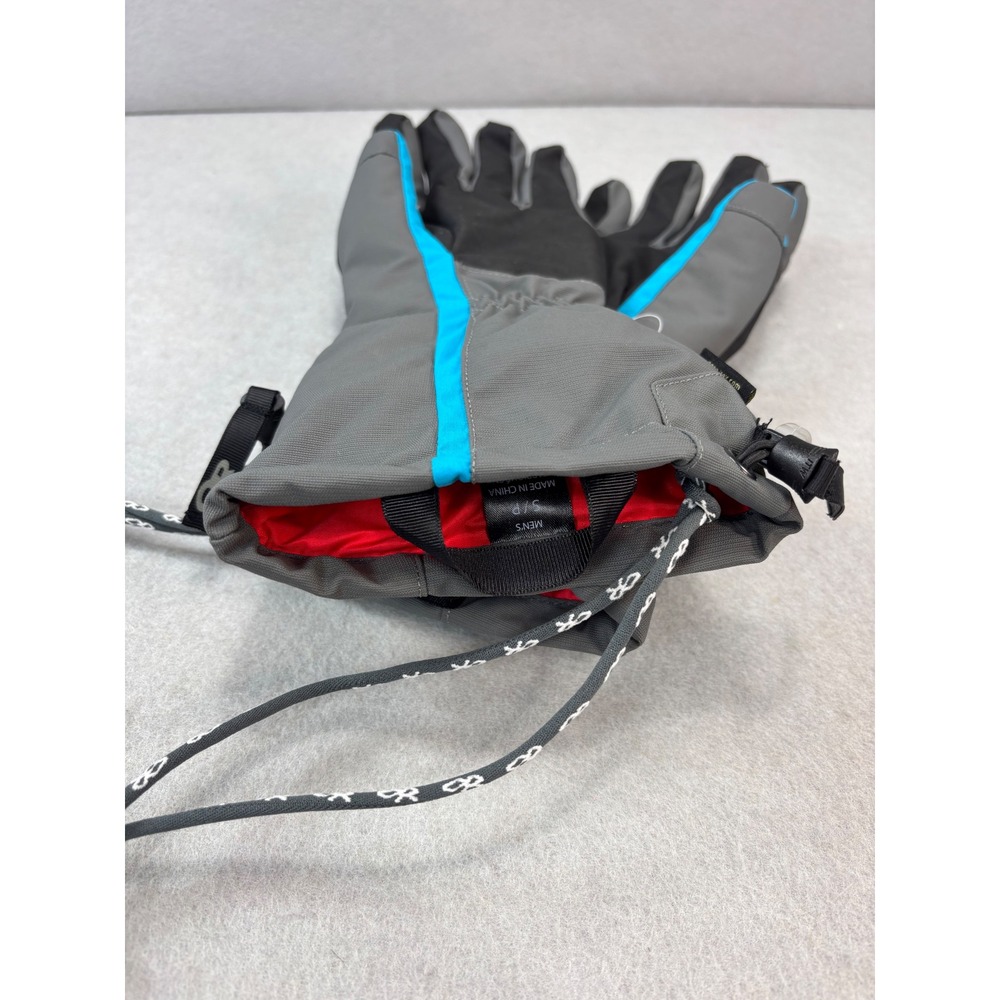 NWT Outdoor Research Arete Modular GORE-TEX gloves Men's Small grey blue ski - Picture 4 of 6